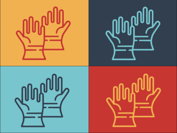 Cold Medical Gloves Graphics and Logos