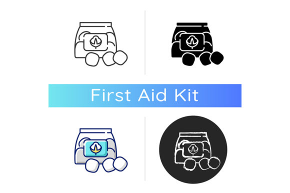 Cotton Balls Icon: Graphics and Icons for Local Branding