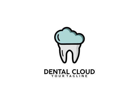 Dental Cloud Logo: Graphics and Logos for Digital Sellers
