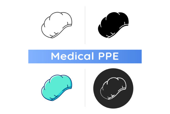 Disposable Surgical Cap Icon Graphics and Icons