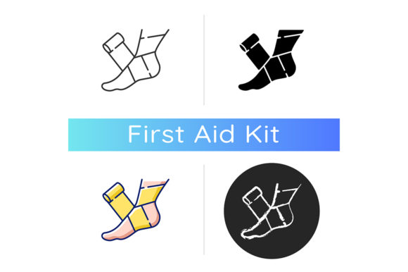 Elastic Bandage Icon Graphics and Icons
