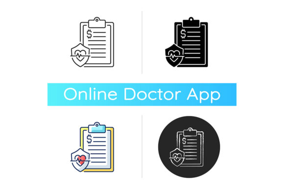 Insurance Data Icon Graphics and Icons