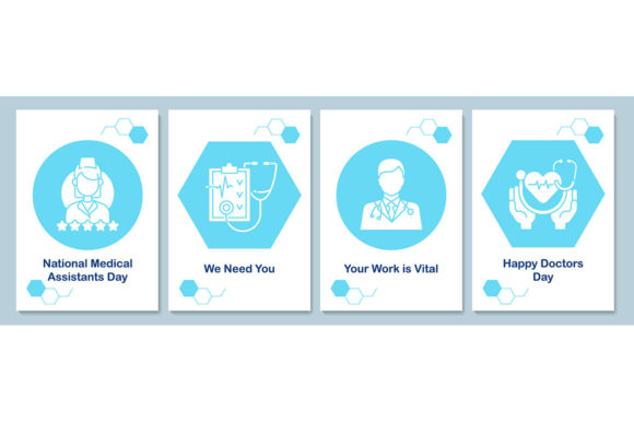 Medical Assistants Week Greeting Cards: Graphics for Creative Projects