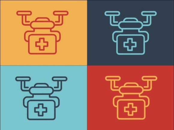 Medical Drone Graphics and Logos
