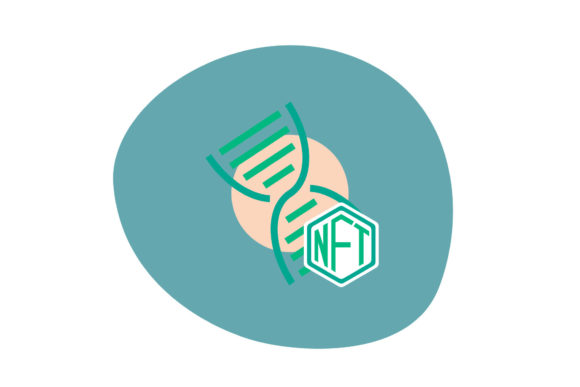 Medical NFT DNA Icon Graphics and Icons