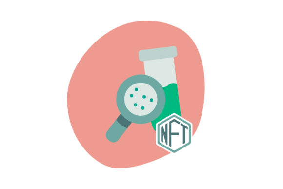 Medical NFT Laboratory Analysis Icon Graphics